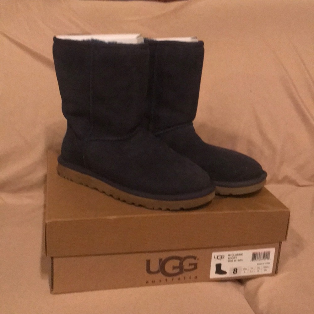 UGG Classic Short Navy Boots